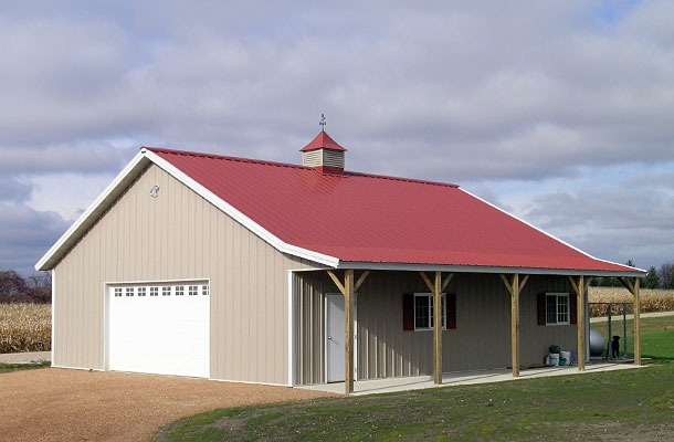 Lester Prairie MN, Garage and Hobby Shop, Ron Foust, Lester Buildings