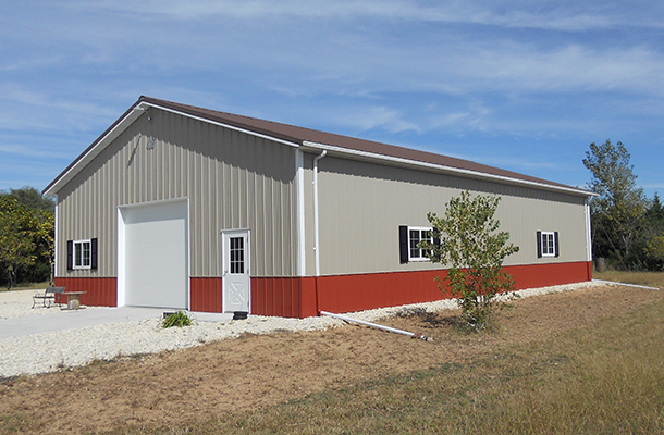 Halstead KS, Hobby Shop, Prairie Building Systems Inc., Lester Buildings