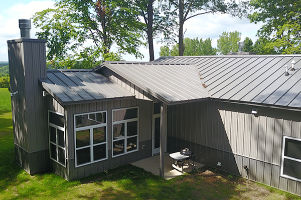Hopkinton IA, house, Eastern Iowa Building Inc., Lester Buildings, Eclipse Roof, Metal Roofing