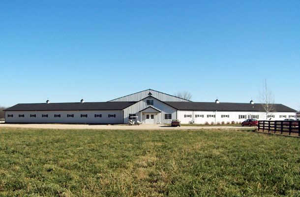 Woodstock IL, Stable and Arena, Ivan Hovden, Lester Buildings