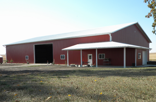 Traer, IA, Ag Storage, Eastern Iowa Building Inc., Lester Buildings