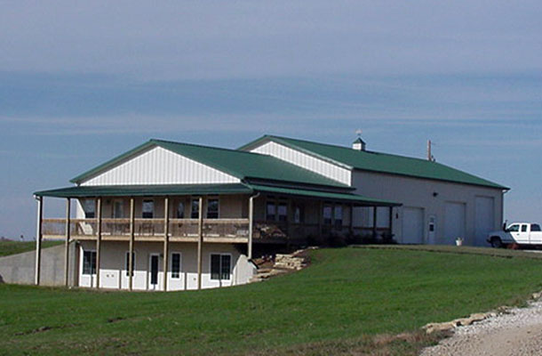 Topeka KS, Residence, K-Construction Inc., Lester Buildings