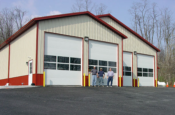 Cornwall PA, Fire Station, H.R. Weaver Building Systems Inc., Lester Buildings