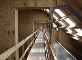 Dry Fertilizer Storage Building with Catwalk and Conveyor