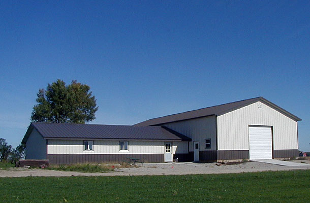 Leland IA, Ag Storage and Shop, Freeborn's Pride Builders Inc., Lester Buildings
