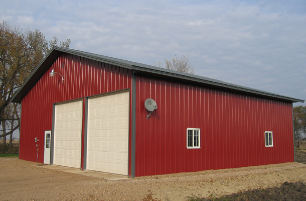Hancock MN, Truck Storage with living quarters, Daryl Delzer, Lester Buildings