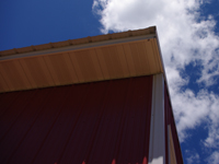 Overhang and Soffit - Post-Frame Building Option