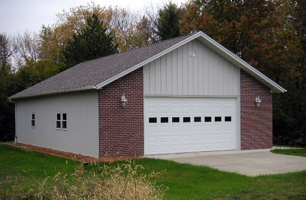 Boone, IA - Garage Building - Lester Buildings Project: 114880