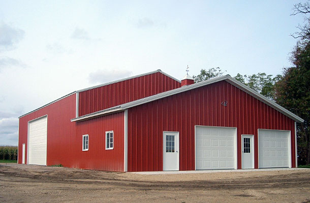 St. Charles MN, Ag Storage and shop, Kevin Larsen Construction, Lester Buildings