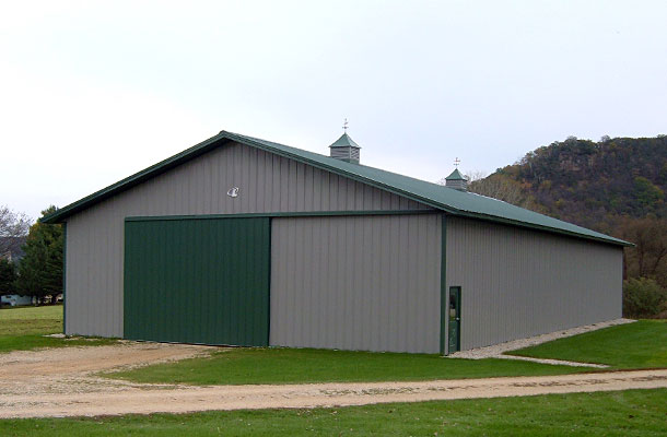 Winona MN, Grain and Crop Storage, Kevin Larsen Construction, Lester Buildings
