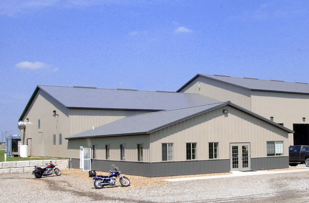 Crawfordsville IA, Factory, Eastern Iowa Building Inc., Lester Buildings