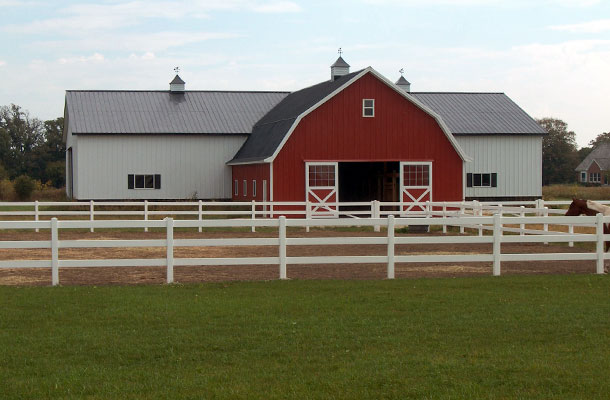 Bud Valley IL, Stable and Arena, Allen Miller, Lester Buildings