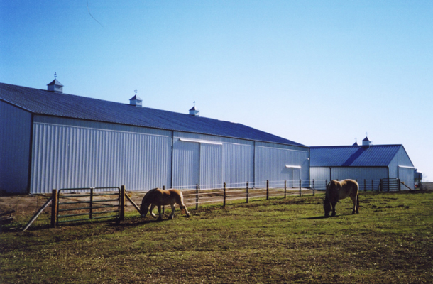 DeKalb MO, Stable and Arena, Workman Fencing & Construction, Lester Buildings