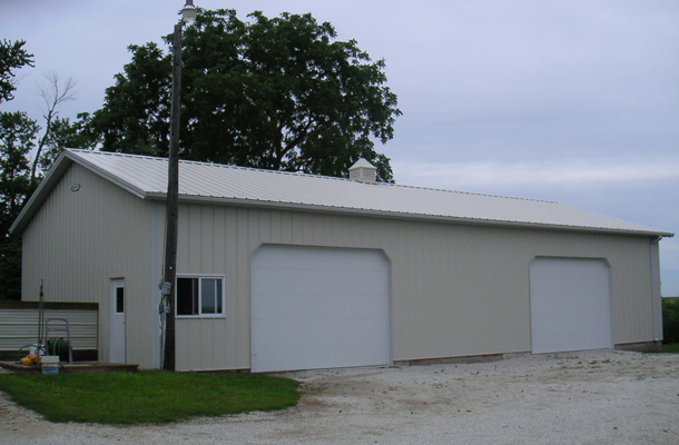 Hubbard IA, Garage, K-Van Construction Company Inc., Lester Buildings