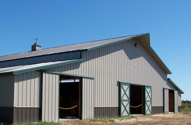 Grand Island NE, Stable and arena, Neville Construction LLC, Lester Buildings