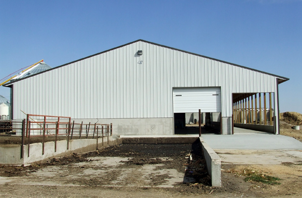 George, IA, Beef Cattle Barn, Hoksbergan and DeStigter Construction Inc., Lester Buildings