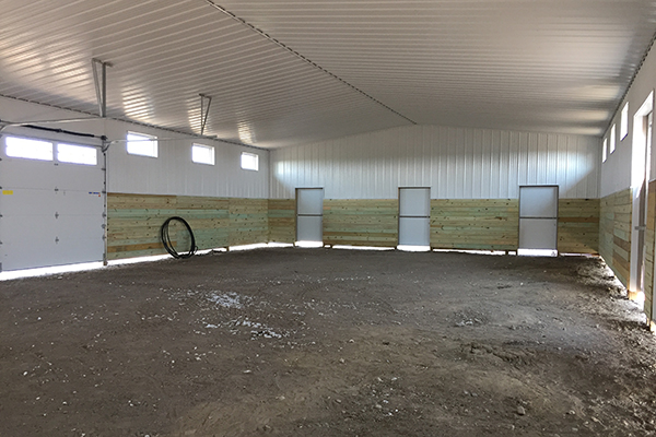 Jamestown ND, Horse Stable, Wolf Construction LLC, Lester Buildings