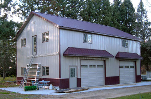 Elko, MN - Garage Building - Lester Buildings Project: 615131