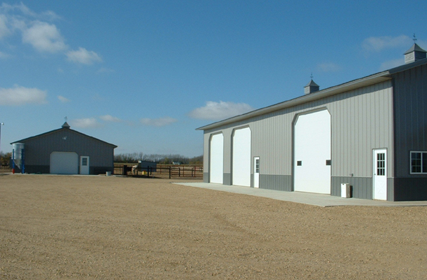 Watertown SD, Ag Storage and Shop, Rauen Steel Construction Inc., Lester Buildings