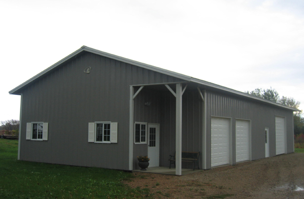 Willmar MN, Garage and Hobby Shop, Daryl Delzer, Lester Buildings