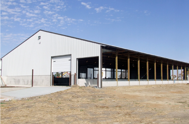 George, IA, Beef Cattle Barn, Hoksbergan and DeStigter Construction Inc., Lester Buildings