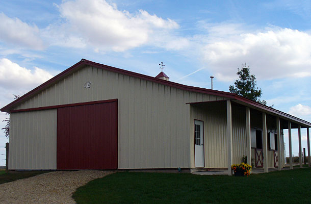 Mackinaw IL, Stable, Midwest Building Systems Inc., Lester Buildings