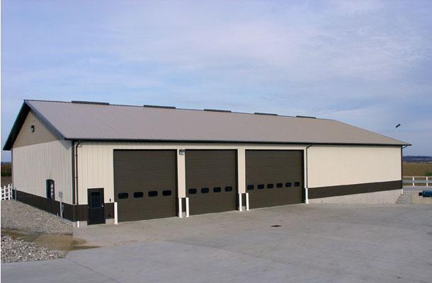 Wellman IA, Garage, Precision Structures Inc., Lester Buildings