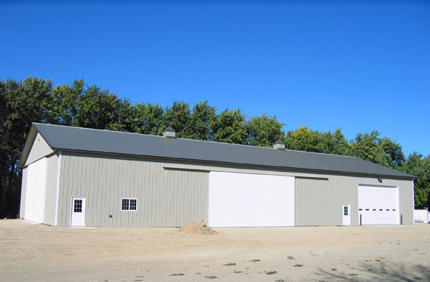 Montevideo MN, Ag Storage and Shop, Daryl Delzer, Lester Buildings