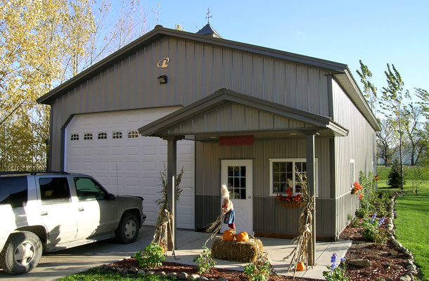Lester Prairie, Garage, Ron Foust, Lester Buildings