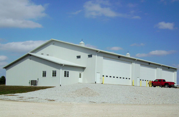 Iowa Falls IA, Ag Storage and Shop, K-Van Construction Company Inc., Lester Buildings