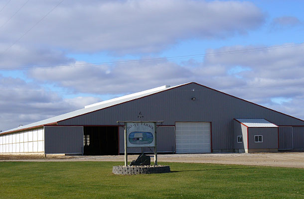 West Branch MI, Dairy Freestall, Miller Construction & Equipment Inc., Lester Buildings