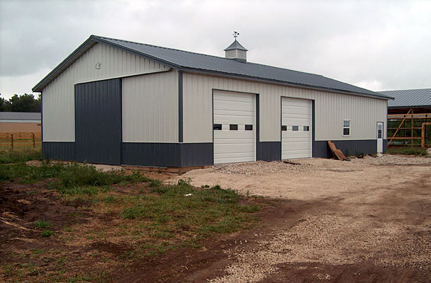 Hampshire IL, Garage and Hobby Shop, Allen Miller, Lester Buildings