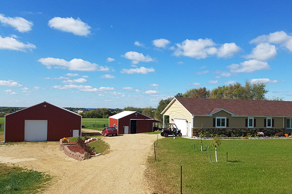Hastings MN, ag storage and horse stalls, Corey Larsen, Lester Buildings