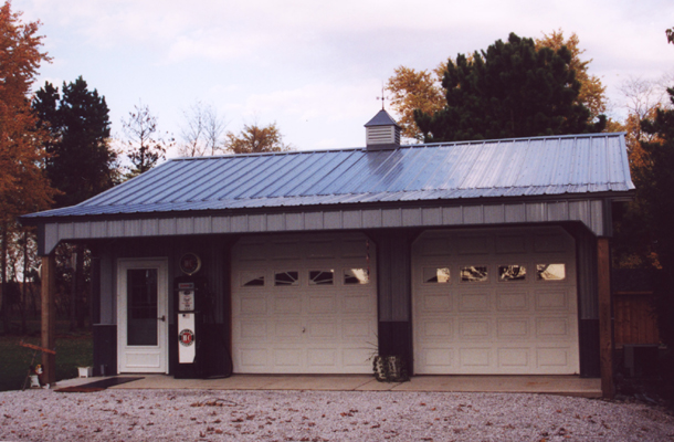 Brimfield IL, Garage, Midwest Building Systems Inc., Lester Buildings