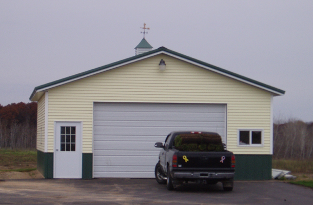 Isanti MN, Garage and Hobby Shop, Corey Larsen, Lester Buildings