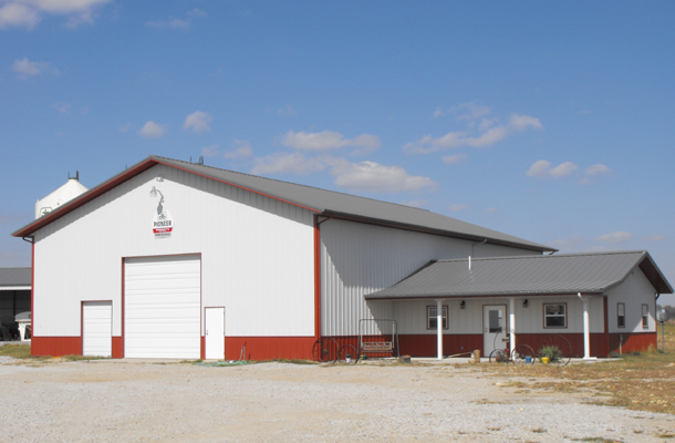 Highland, KS, Seed Storage Building, Workman Fencing and Construction, Lester Buildings