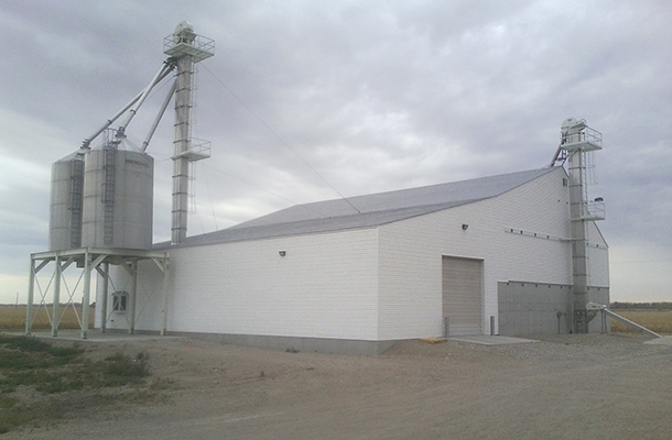 Clifford, ND, Dry Fertilizer Storage, Lerfald Construction Inc., Lester Buildings