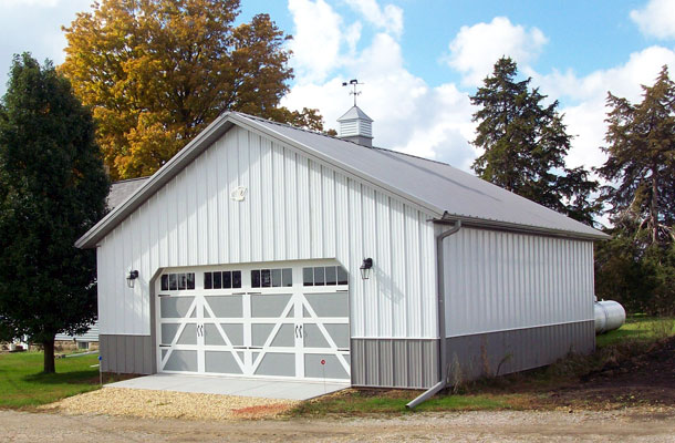 Bennett IA, Garage and Hobby Shop, Eastern Iowa Building Inc., Lester Buildings