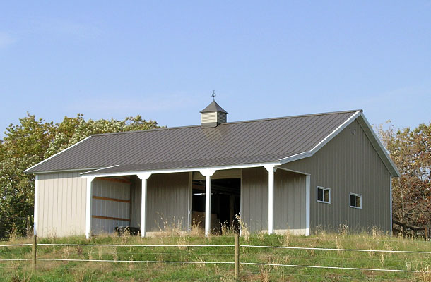 Dassel MN, Stable, Ron Foust, Lester Buildings