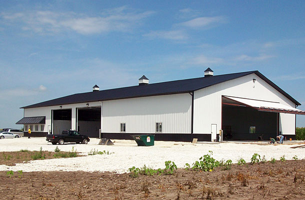Monmouth IA, Ag Storage and Shop, Eastern Iowa Building Inc., Lester Buildings