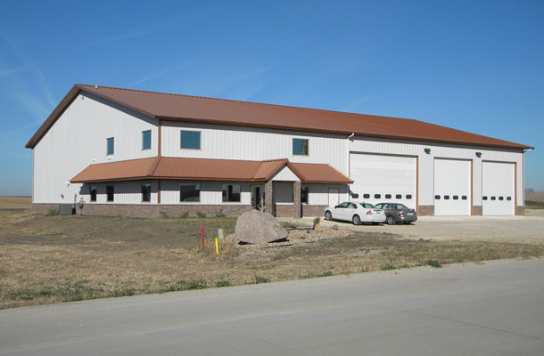Walford IA, Office Building, Eastern Iowa Building Inc., Lester Buildings
