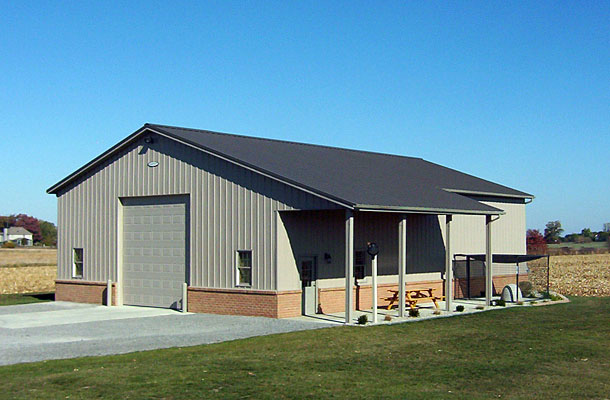 Ida MI, Garage and Hobby Shop, Nova Construction Company Inc., Lester Buildings