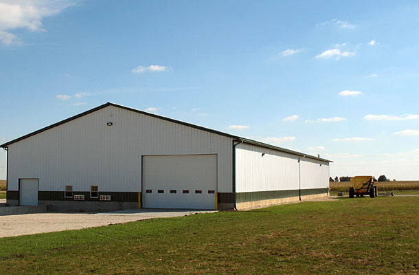 Mendota IL, Crop Storage, Ivan Hovden, Lester Buildings