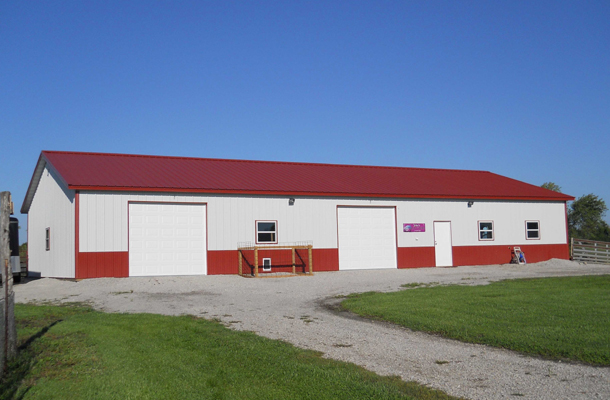 Lawson, MO, Garage and Hobby Shop, Workman Fencing & Construction, Lester Buildings