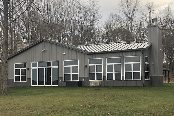 Hopkinton IA, house, Eastern Iowa Building Inc., Lester Buildings, Eclipse Roof, Metal Roofing