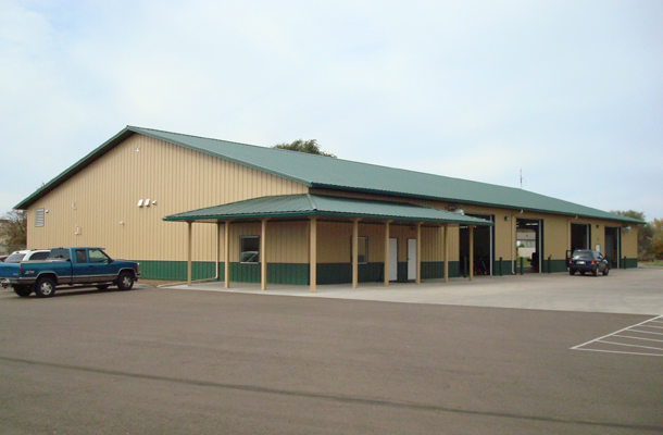 Hudson, WI, golf course office and storage, Butch Boehler, Lester Buildings