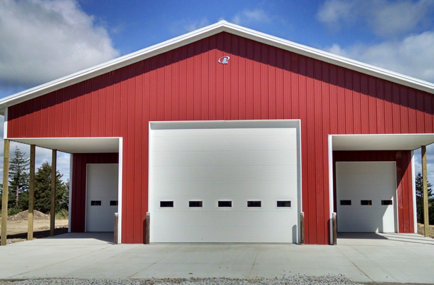 Harlan, IA, Semi-truck garage and storage, Chris Freund Sales LLC, Lester Buildings