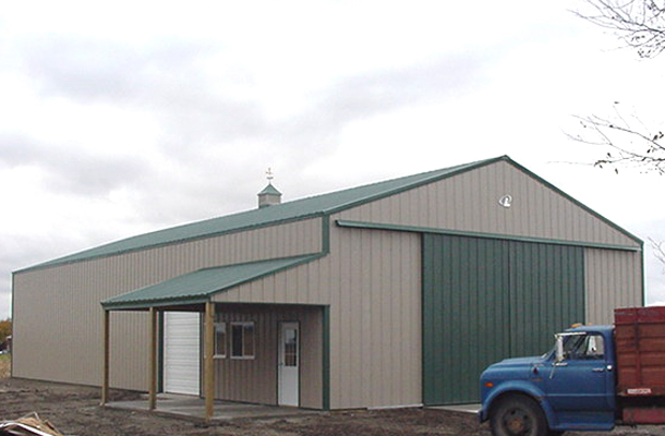 Osage City KS, Garage and Hobby Shop, K-Construction Inc., Lester Buildings