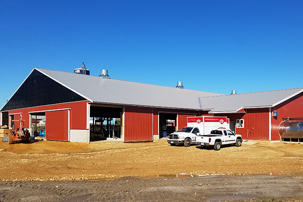 Bangor WI, Dairy Robotic Barn, Lely, Corey Larsen, Lester Buildings
