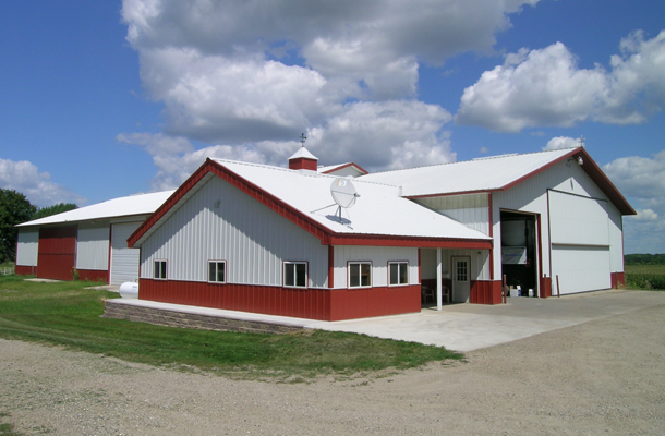Buffalo, MN, Seed Dealer office addition, Ron Foust, Lester Buildings